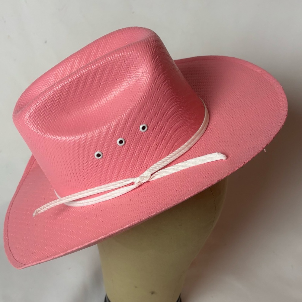 NWT Twister Pink Child Girls Cowboy Cowgirl Paper Straw Western Hat Size Medium